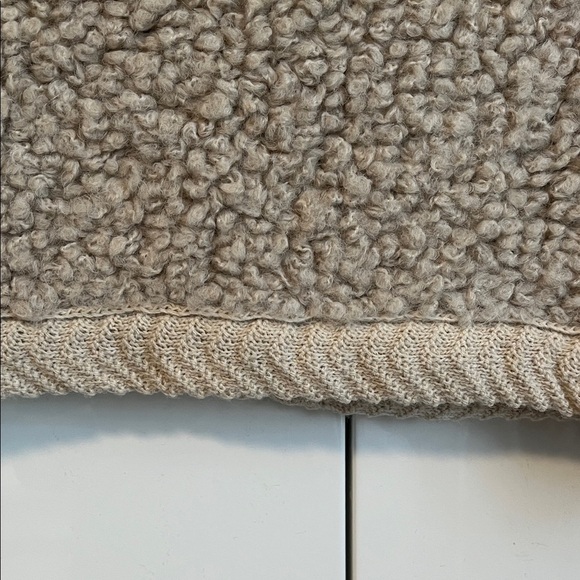 NWT MASSIMO DUTTI Boucle Knit Alpaca Wool Beige Cardigan with Buttons, Size S - Picture 9 of 15